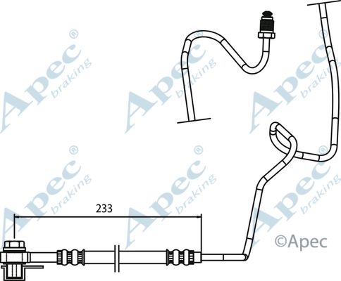 APEC BRAKING Тормозной шланг HOS3769